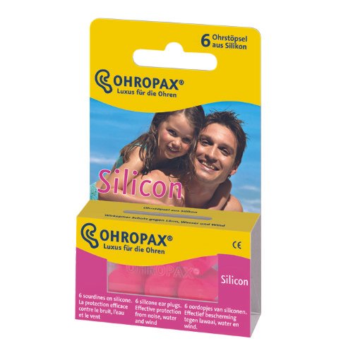 Ohropax Silicone Plugs 6 Units