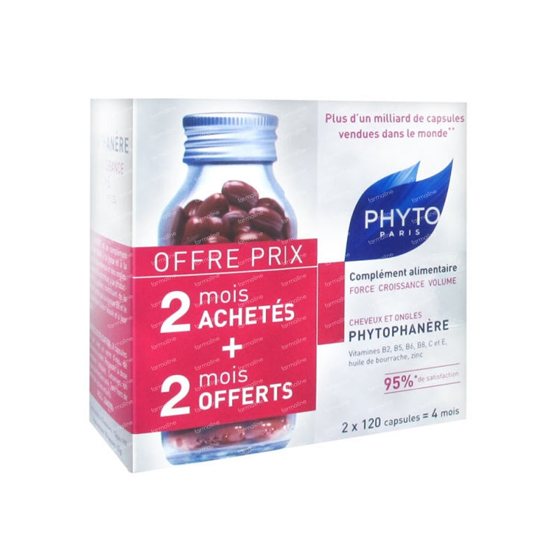 Phytophanere Promotion 1=2 - Fortifying Hair and Nails - 120 Capsules
