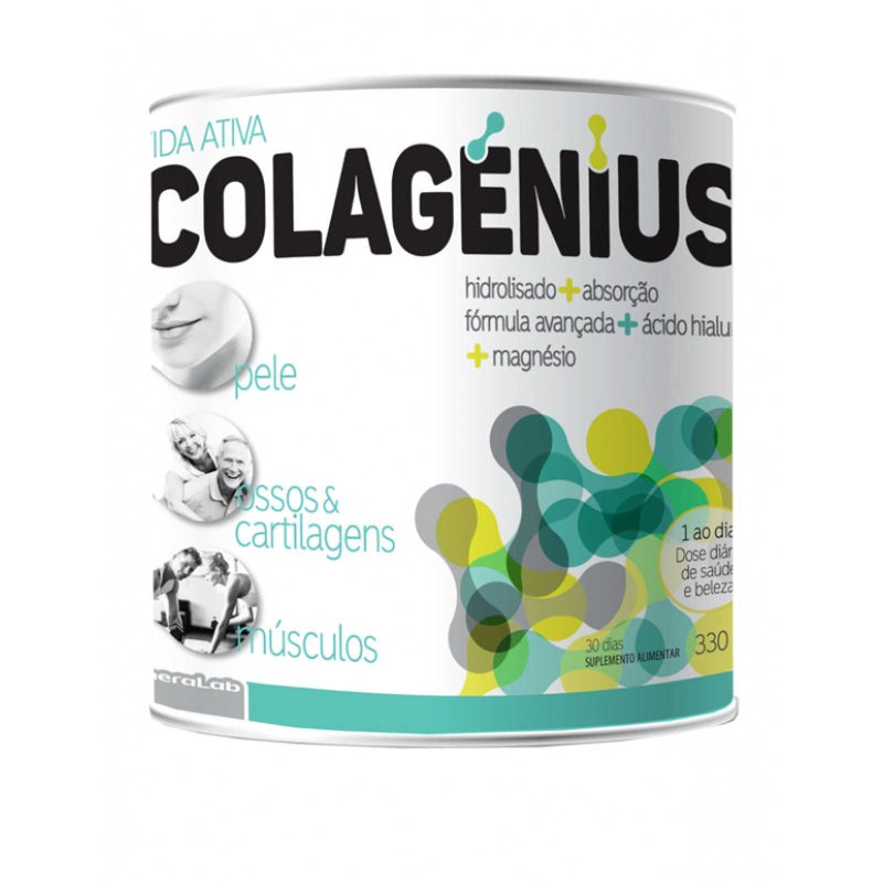 Colagenius Active Hydrolyzed with Hyaluronic Acid Powder 330g