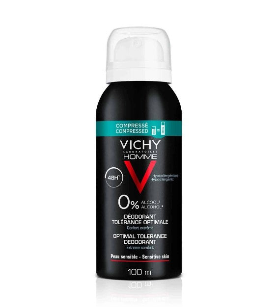 Vichy Homme Deo Spray Optimal Tolerance 48H 100ml