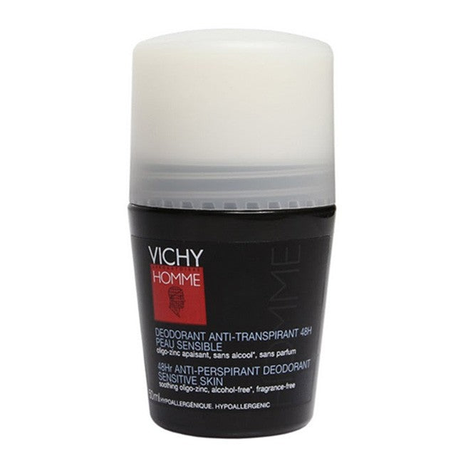 Vichy Homme Deodorant Anti-Perspirant 48h Sensitive Skin Roll-on 50ml